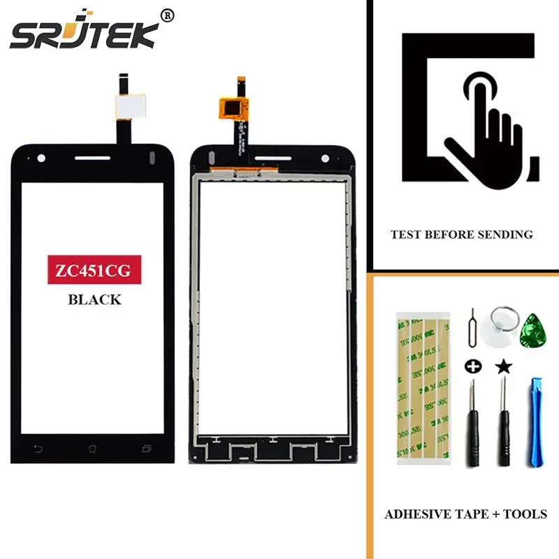 Srjtek For Asus Zenfone C ZC451CG Z007 Touch Screen Digitizer Sensor Front Glass Panel Replacement Part 4.5'' For ZC 451CG Black
Srjtek For Asus Zenfone C ZC451CG Z007 Touch Screen Digitizer Sensor Front Glass Panel Replacement Part 4.5'' For ZC 451CG Black