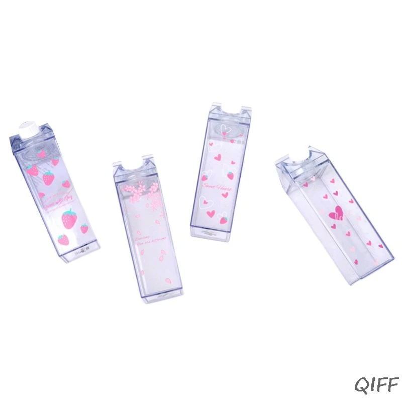 Portable Water Bottle Milk Storage Sakura-Print Strawberry-Print Sports Drinking Clear Cup For Home School Office
Portable Water Bottle Milk Storage Sakura-Print Strawberry-Print Sports Drinking Clear Cup For Home School Office