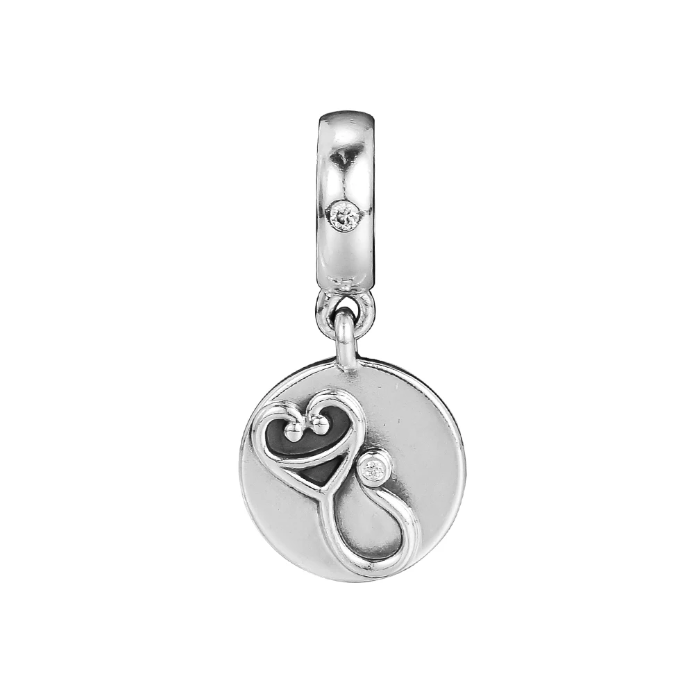 Dazzling Stethoscope Dangle Charm Fits Original Bracelets 925 Sterling Silver Clear CZ Charms Beads for Jewelry Making
Dazzling Stethoscope Dangle Charm Fits Original Bracelets 925 Sterling Silver Clear CZ Charms Beads for Jewelry Making
