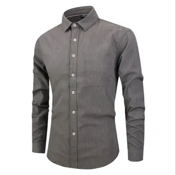 2019 Men Casual Slim Fit Long Sleeve Shirts camisa masculina Spring Autumn 100% Cotton Dress Shirt Mens Clothing chemise homme
2019 Men Casual Slim Fit Long Sleeve Shirts camisa masculina Spring Autumn 100% Cotton Dress Shirt Mens Clothing chemise homme