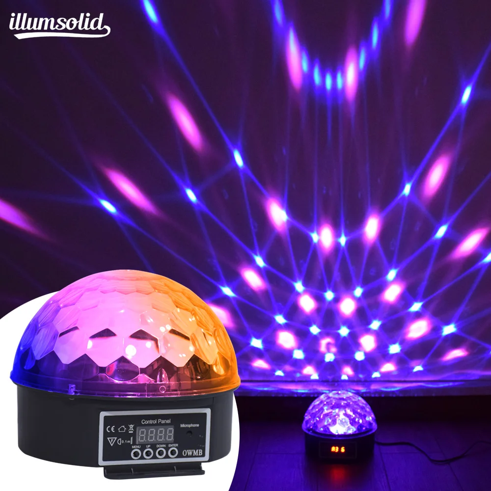 Disco Ball Lights LED Stage Light Crystal Magic Ball Lamp Rotating Party Light Sound Activated Strobe Light
Disco Ball Lights LED Stage Light Crystal Magic Ball Lamp Rotating Party Light Sound Activated Strobe Light