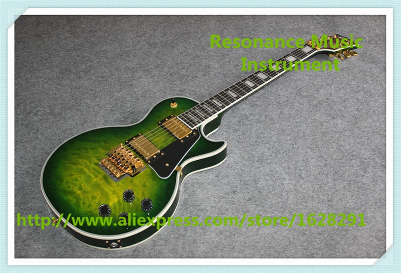 Hot Selling Chinese Vintage Green Quilted Finish LP Custom Guitars Electric One Piece Neck & Body For Sale
Hot Selling Chinese Vintage Green Quilted Finish LP Custom Guitars Electric One Piece Neck & Body For Sale