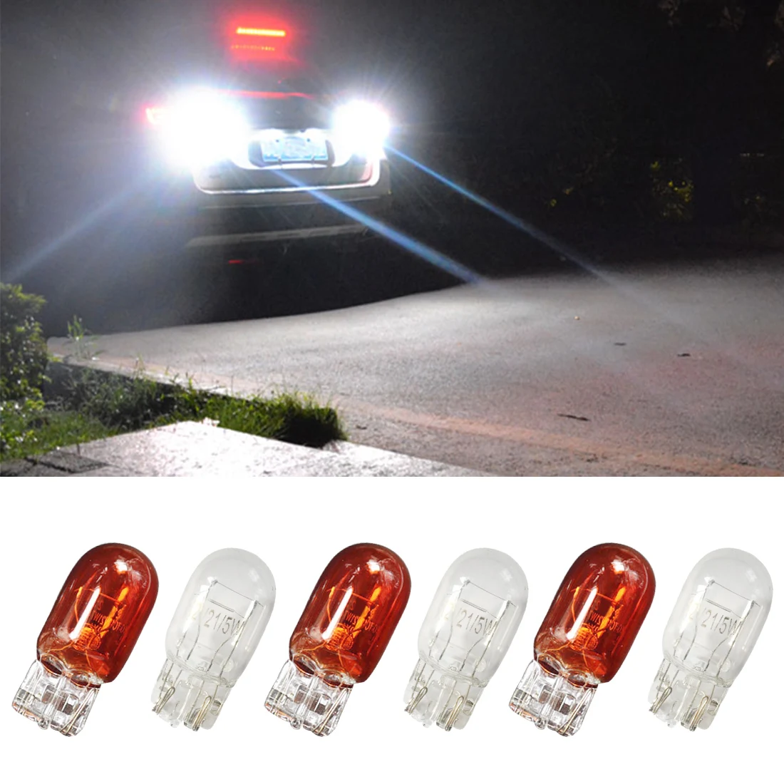 New Car Light T20 21/5W Brake Light Bulb Rear Fog Reverse Light 7443 Clear Light 3800k High Temperature resistance Insulativity
New Car Light T20 21/5W Brake Light Bulb Rear Fog Reverse Light 7443 Clear Light 3800k High Temperature resistance Insulativity