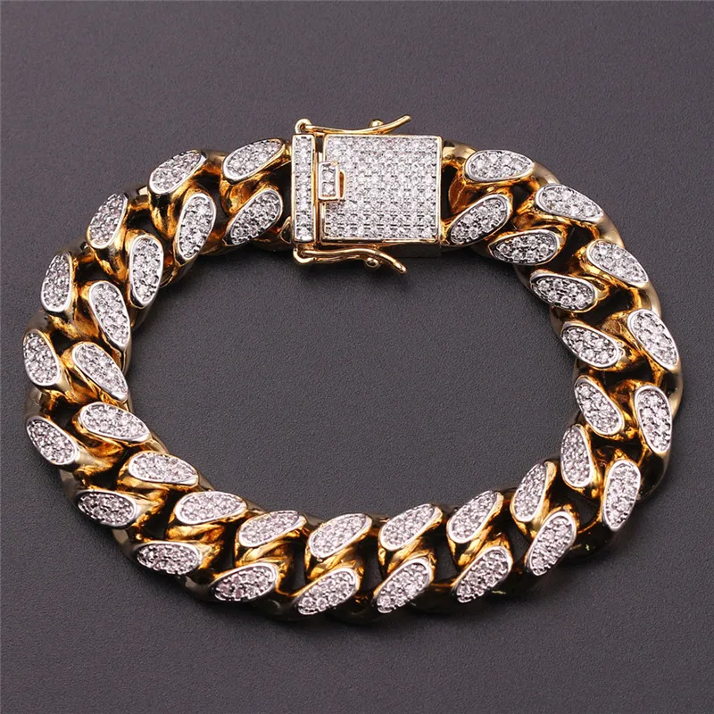 Hip Hop Men Bracelet Sand Blast Bracelets Cuban Chain Link Alloy Iced Out Rock Steampunk Erkek Bileklik Tone Heavy 20cm Armband
Hip Hop Men Bracelet Sand Blast Bracelets Cuban Chain Link Alloy Iced Out Rock Steampunk Erkek Bileklik Tone Heavy 20cm Armband