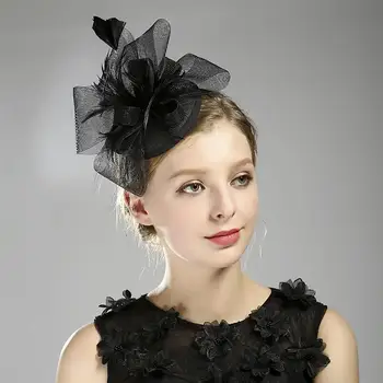 Vintage Women Fascinator Cambric Cocktail Hat Hairband Veiling Headband Lady Wedding Party Headdress Hair Accessoies Luxury
Vintage Women Fascinator Cambric Cocktail Hat Hairband Veiling Headband Lady Wedding Party Headdress Hair Accessoies Luxury