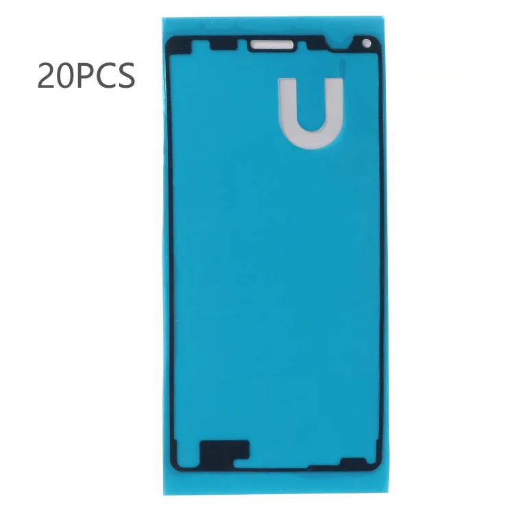20 шт./лот для Sony Xperia Z3 Compact D5803 D5833 M55w передняя рамка корпуса клейкая наклейка