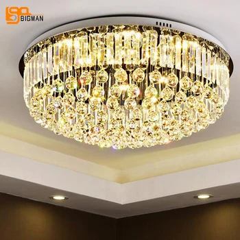new lustre LED crystal chandeliers modern round ceiling fixtures living room lights free shipping
new lustre LED crystal chandeliers modern round ceiling fixtures living room lights free shipping