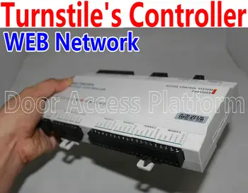 Turnstile's control panel access controller for Tripod Turnstile People entrance+exit control TCP/IP+Web ip interface network
