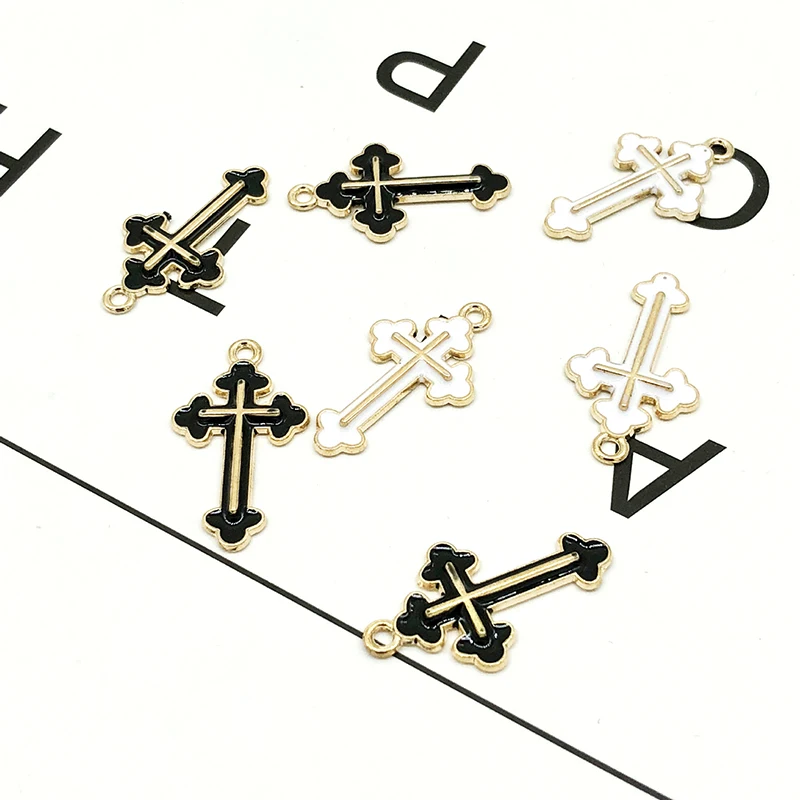 10 pcs Crosses Enamel Charms Bracelet Fit DIY Gold Tone Metal Pendant Drop Oil Jesus Charm For Earring Jewelry Accessories YZ149
10 pcs Crosses Enamel Charms Bracelet Fit DIY Gold Tone Metal Pendant Drop Oil Jesus Charm For Earring Jewelry Accessories YZ149