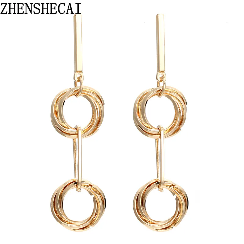 Personality Fashion round geometric Metal earrings Retro female Circle long women earrings Jewelry Wholesale
Personality Fashion round geometric Metal earrings Retro female Circle long women earrings Jewelry Wholesale