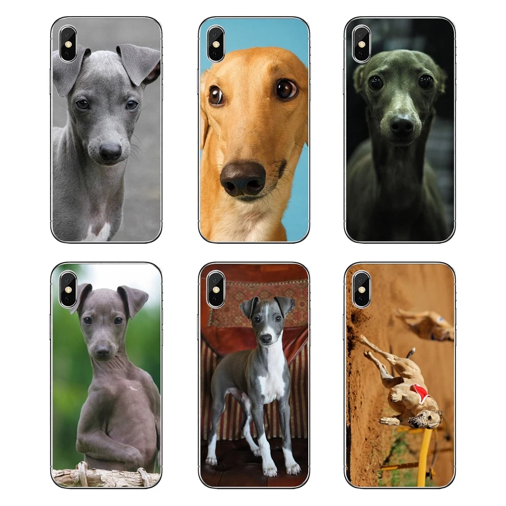 Для iPod Touch iPhone 4 4S 5 5S 5C SE 6 S 7 8 X XR XS Plus MAX galgo greyhound puppy Dog Pets прозрачный мягкий чехол