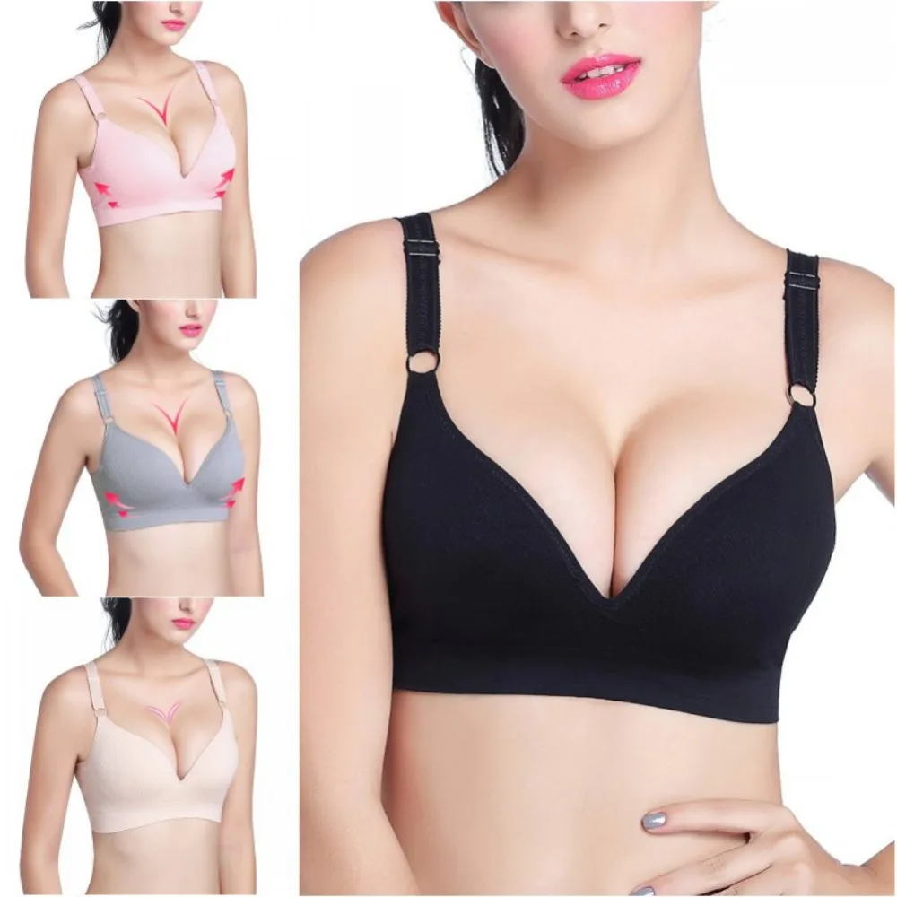 Sexy bralette Stretch Comfort brassiere Seamless Padded Push Up Bras for women Tank Top
Sexy bralette Stretch Comfort brassiere Seamless Padded Push Up Bras for women Tank Top