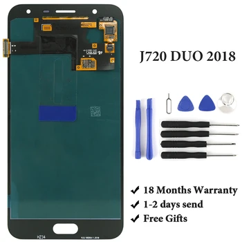 OEM High Quality Display For Samsung J7 Duo 2018 J720 J720F LCD Touch Screen Digitizer Assembly Spare Part +Tool
OEM High Quality Display For Samsung J7 Duo 2018 J720 J720F LCD Touch Screen Digitizer Assembly Spare Part +Tool