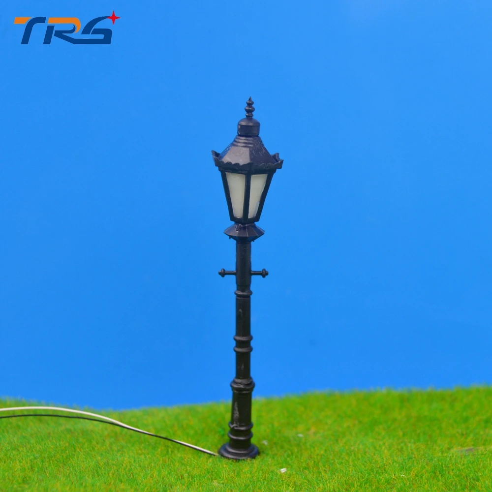 Teraysun 4cm plastic scale model ABS plastic courtyard lampost light for model train layout street lamp.model light
Teraysun 4cm plastic scale model ABS plastic courtyard lampost light for model train layout street lamp.model light
