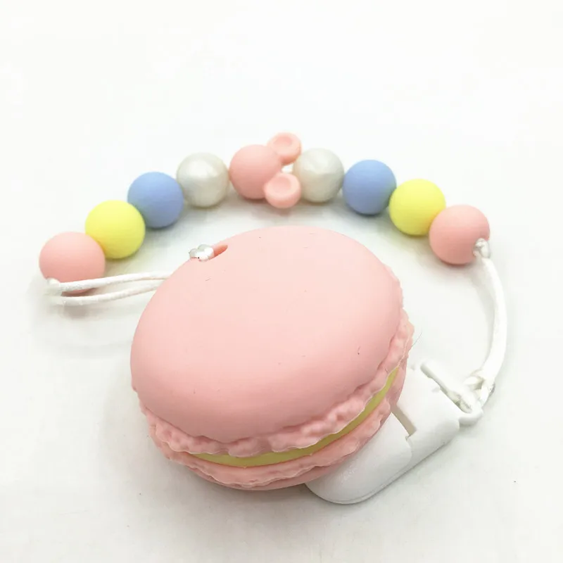 silicone teething pacifier clips with macaroon-cookie clips necklace -biscuit teether teething pendant necklace
silicone teething pacifier clips with macaroon-cookie clips necklace -biscuit teether teething pendant necklace
