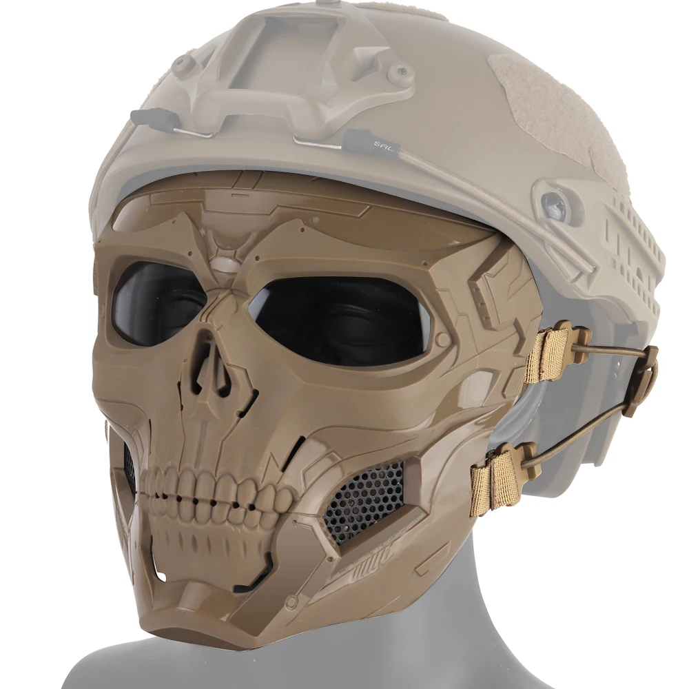 Airsoft Paintball Tactical Mask Skull Messenger Full Face Protective Masks for Fast Helmet Military CS Game
Airsoft Paintball Tactical Mask Skull Messenger Full Face Protective Masks for Fast Helmet Military CS Game