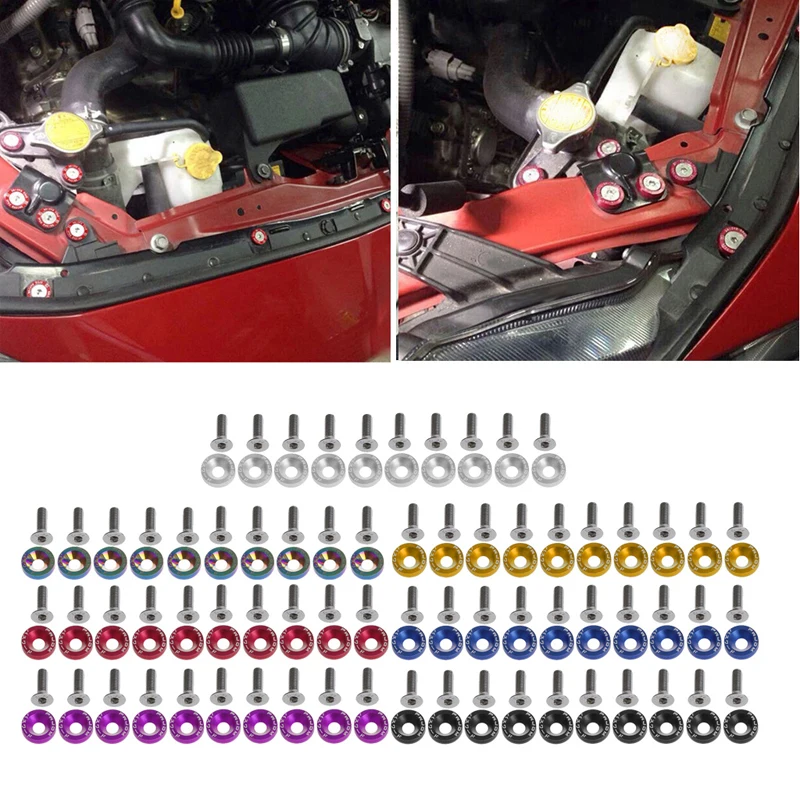 2019 New High Quality 10 Pcs Style Fender Washers Aluminum Screws 6mm For Honda Civic Integra Hot New 7 Colors
2019 New High Quality 10 Pcs Style Fender Washers Aluminum Screws 6mm For Honda Civic Integra Hot New 7 Colors