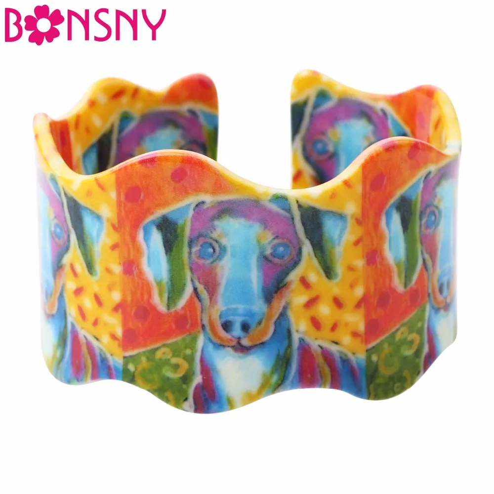 Bonsny Acrylic Love Wide Jack Russell Terrier Bracelets Bangles For Women 2017 New Fashion Animal Dog Jewelry Bijoux Gifts
Bonsny Acrylic Love Wide Jack Russell Terrier Bracelets Bangles For Women 2017 New Fashion Animal Dog Jewelry Bijoux Gifts