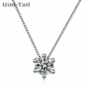 Personality Single Crystal Clavicle Chain Female Fashion 925 Sterling Silver Jewelry Simple Temperament Pendant Necklace
Personality Single Crystal Clavicle Chain Female Fashion 925 Sterling Silver Jewelry Simple Temperament Pendant Necklace