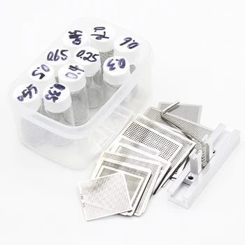 27pcs BGA Templates Sik tin Fixture Tin solder ball Soldering Tools 10pcs Solder ball
27pcs BGA Templates Sik tin Fixture Tin solder ball Soldering Tools 10pcs Solder ball
