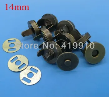 Free shipping -50 Sets Ancient Bronze Buttons Magnetic Purse Snap Clasps/ Closure for Purse Handbag 14mm M01368
Free shipping -50 Sets Ancient Bronze Buttons Magnetic Purse Snap Clasps/ Closure for Purse Handbag 14mm M01368