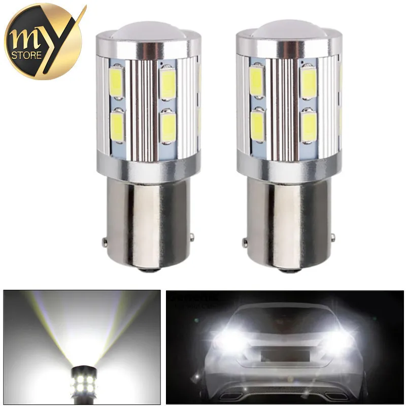 2pcs 1156 BA15S 12 SMD Samsung 5730 led High Power lamp p21w R5W Car LED bulbs rear brake Lights Source parking White 12V
2pcs 1156 BA15S 12 SMD Samsung 5730 led High Power lamp p21w R5W Car LED bulbs rear brake Lights Source parking White 12V