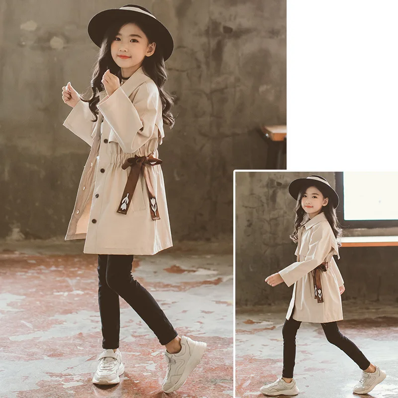 KISBINI Autumn 2018 Girls Jackets Windbreaker Turn down Collar Khaki Casual Kid Outerwear Children Clothing 2 3 4 5 6 Years Girl
KISBINI Autumn 2018 Girls Jackets Windbreaker Turn down Collar Khaki Casual Kid Outerwear Children Clothing 2 3 4 5 6 Years Girl