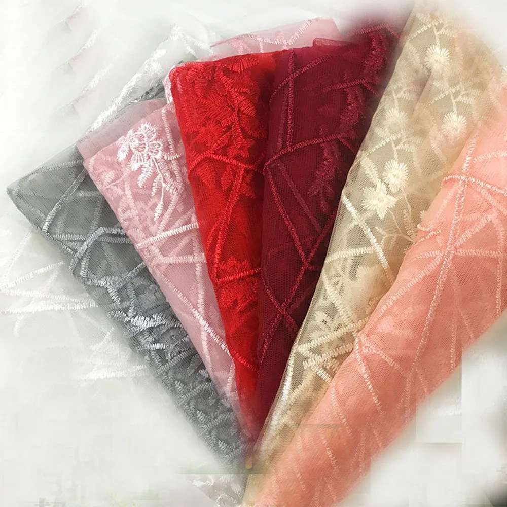 Lychee Life DIY Flower Plant Embroidered Lace Fabric Fashion Organza Fabric Sewing Material for Handmade Crafts
Lychee Life DIY Flower Plant Embroidered Lace Fabric Fashion Organza Fabric Sewing Material for Handmade Crafts