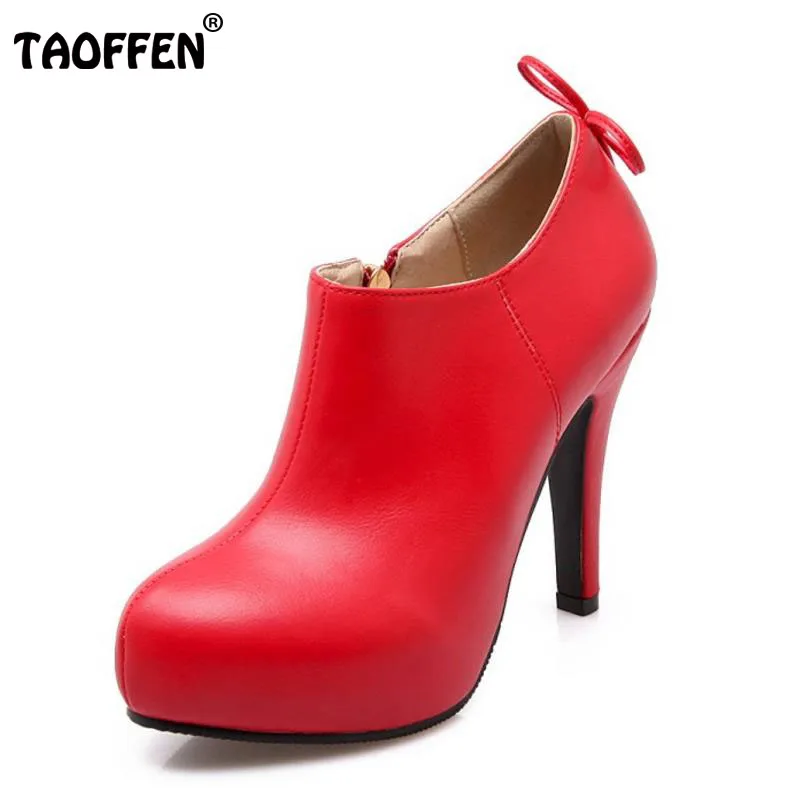 TAOFFEN 4 Colors Size 34-43 Sexy Lady Women Ankel Boots Zipper High Heel Boots Cold Winter Shoes Warm Fur Botas Women Footwears
TAOFFEN 4 Colors Size 34-43 Sexy Lady Women Ankel Boots Zipper High Heel Boots Cold Winter Shoes Warm Fur Botas Women Footwears