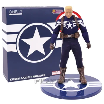 MEZCO Captain America 1/12 Scale PVC Action Figure Collectible Model Toy (real clothes) 16cm
MEZCO Captain America 1/12 Scale PVC Action Figure Collectible Model Toy (real clothes) 16cm