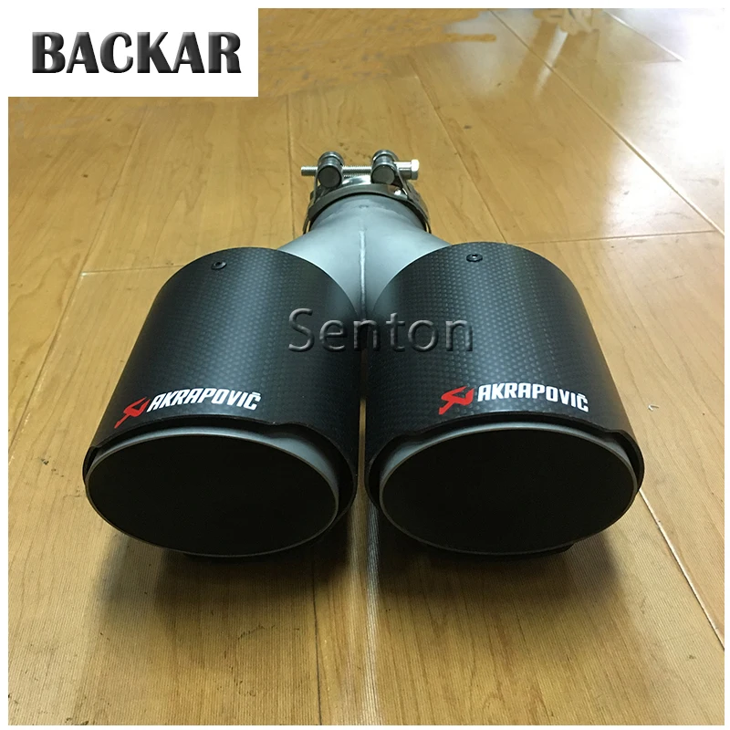 For Mercedes Volkswagen VW Nissan Jaguar Volvo Infiniti Multiple Size Twin Akrapovic Carbon Exhaust Tip Muffler Pipe Accessories
For Mercedes Volkswagen VW Nissan Jaguar Volvo Infiniti Multiple Size Twin Akrapovic Carbon Exhaust Tip Muffler Pipe Accessories