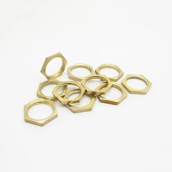 10PCS M18*1 Female Thread Brass Hex Lock Nuts Fit Pipe Fitting Adapter Coupler Connector
10PCS M18*1 Female Thread Brass Hex Lock Nuts Fit Pipe Fitting Adapter Coupler Connector