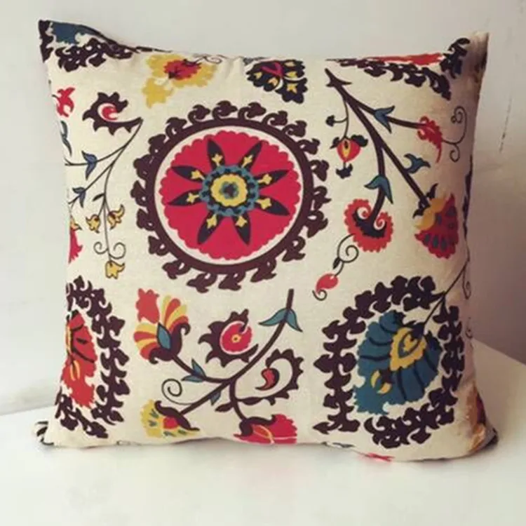Mediterranean style cotton pillowcase 
Mediterranean style cotton pillowcase