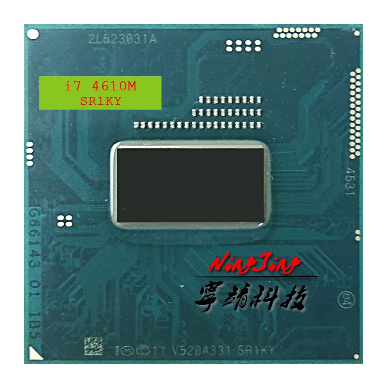Intel Core i7-4610M i7 4610M SR1KY 3.0 GHz Dual-Core Quad-Thread CPU Processor 4M 37W Socket G3 / rPGA946B
Intel Core i7-4610M i7 4610M SR1KY 3.0 GHz Dual-Core Quad-Thread CPU Processor 4M 37W Socket G3 / rPGA946B