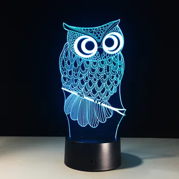 Animal Owl Dog Cat Horse Bull Deer Unicorn Dinosaur Dolphin Shark Jellyfish Butterfly Peacock leapard 3D led Lamp Children Gift
Animal Owl Dog Cat Horse Bull Deer Unicorn Dinosaur Dolphin Shark Jellyfish Butterfly Peacock leapard 3D led Lamp Children Gift