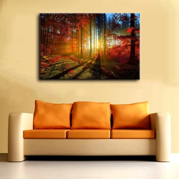 High Quality Picture Sun Light Autumn Forest Red Tree Path Canvas Artwork Giclee Print Painting Home Decorative for Bedroom Gift
High Quality Picture Sun Light Autumn Forest Red Tree Path Canvas Artwork Giclee Print Painting Home Decorative for Bedroom Gift