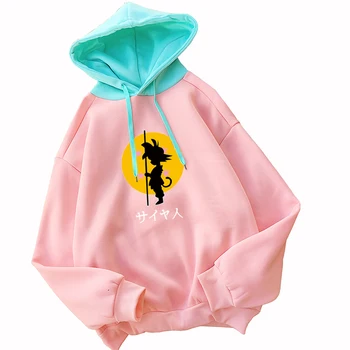 Women Casual Loose Hooded Kawaii Cartoon Dragon Ball Sun WuKong Printed Sweatshirt 2018 Autumn Warm Long Sleeve Hoodies Pullover
Women Casual Loose Hooded Kawaii Cartoon Dragon Ball Sun WuKong Printed Sweatshirt 2018 Autumn Warm Long Sleeve Hoodies Pullover