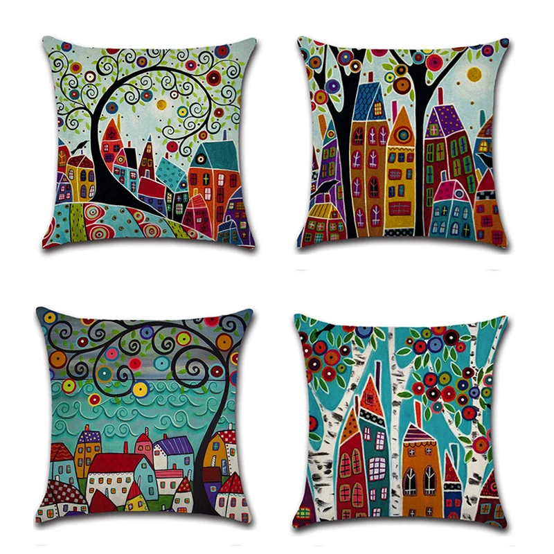 New Cartoon Hand Painted Printing Linen Soft Sofa Bed Cushion Cover Throw Cover Nap Pillow Case Car Decorbox Home Decor Supplies
New Cartoon Hand Painted Printing Linen Soft Sofa Bed Cushion Cover Throw Cover Nap Pillow Case Car Decorbox Home Decor Supplies