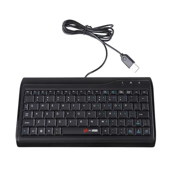 

New Arrival MC-Saite New Ultra Thin Slim Keyboard 78 Key Wired USB Mini PC Keyboard for PC Apple Mac Laptop l920#3