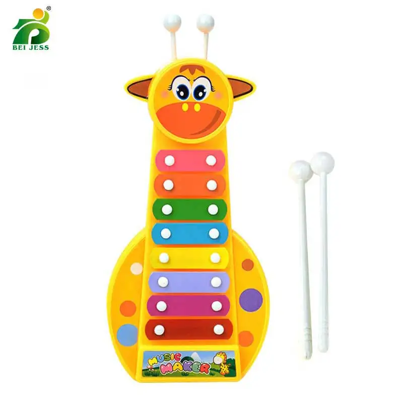 BEI JESS 8-Note Baby Early Musical Instrument Hand Knock Piano Giraffe Multicolor Xylophon Develop music Toy For Children Gifts
BEI JESS 8-Note Baby Early Musical Instrument Hand Knock Piano Giraffe Multicolor Xylophon Develop music Toy For Children Gifts