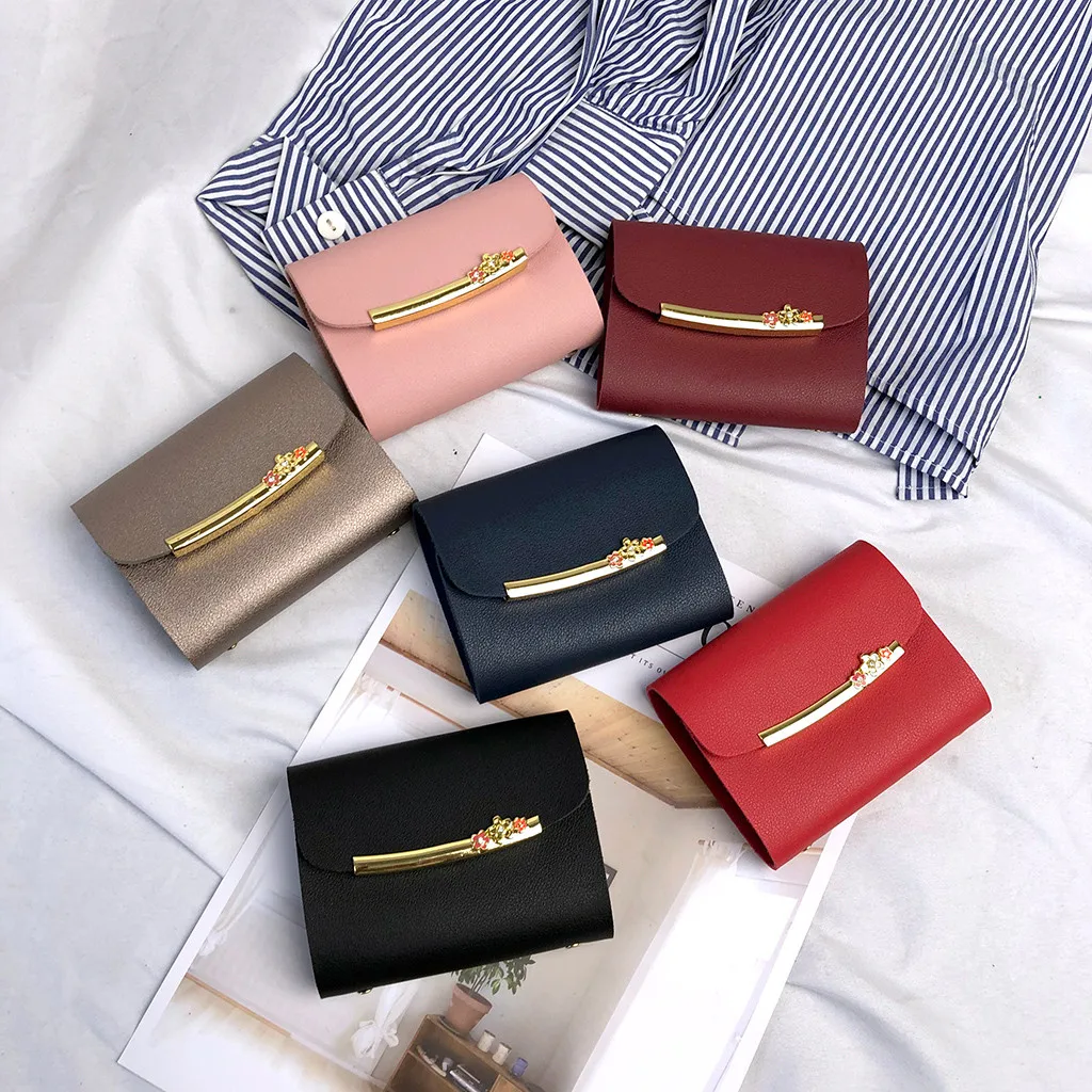 Casual Solid Color Shoulder Bag Women Short Wallets Mini Money Purses Small Fold Female Coin Purse Card Holder женские сумки%40
Casual Solid Color Shoulder Bag Women Short Wallets Mini Money Purses Small Fold Female Coin Purse Card Holder женские сумки%40
