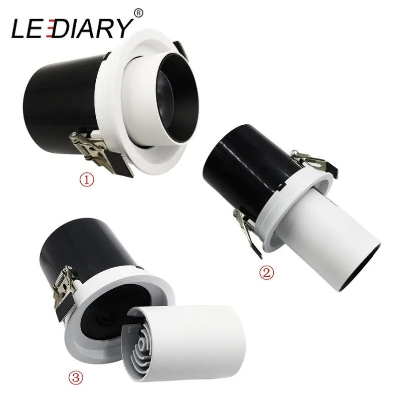 LEDIARY Multifunction Downlight 220V 10W 20W Ceiling Recessed Systole Track Lamp 90mm 120mm Aluminum Housing Commercial Lighting
LEDIARY Multifunction Downlight 220V 10W 20W Ceiling Recessed Systole Track Lamp 90mm 120mm Aluminum Housing Commercial Lighting