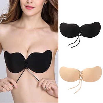 LNRRABC Sexy Women Gel Silicone Breathable Self Adhesive Push Up Rope Strapless Invisible Backless Bra Black/Nude Accessories
LNRRABC Sexy Women Gel Silicone Breathable Self Adhesive Push Up Rope Strapless Invisible Backless Bra Black/Nude Accessories