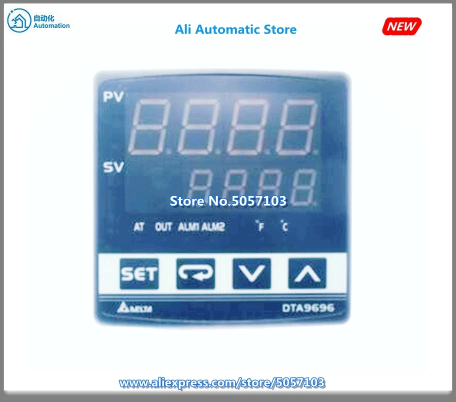 

DTK4848V02 Highlight LCD Display 48*48 Pt Resistance Thermocouple Input 0~14V Voltage Pulse Output 2 Road Alarm New