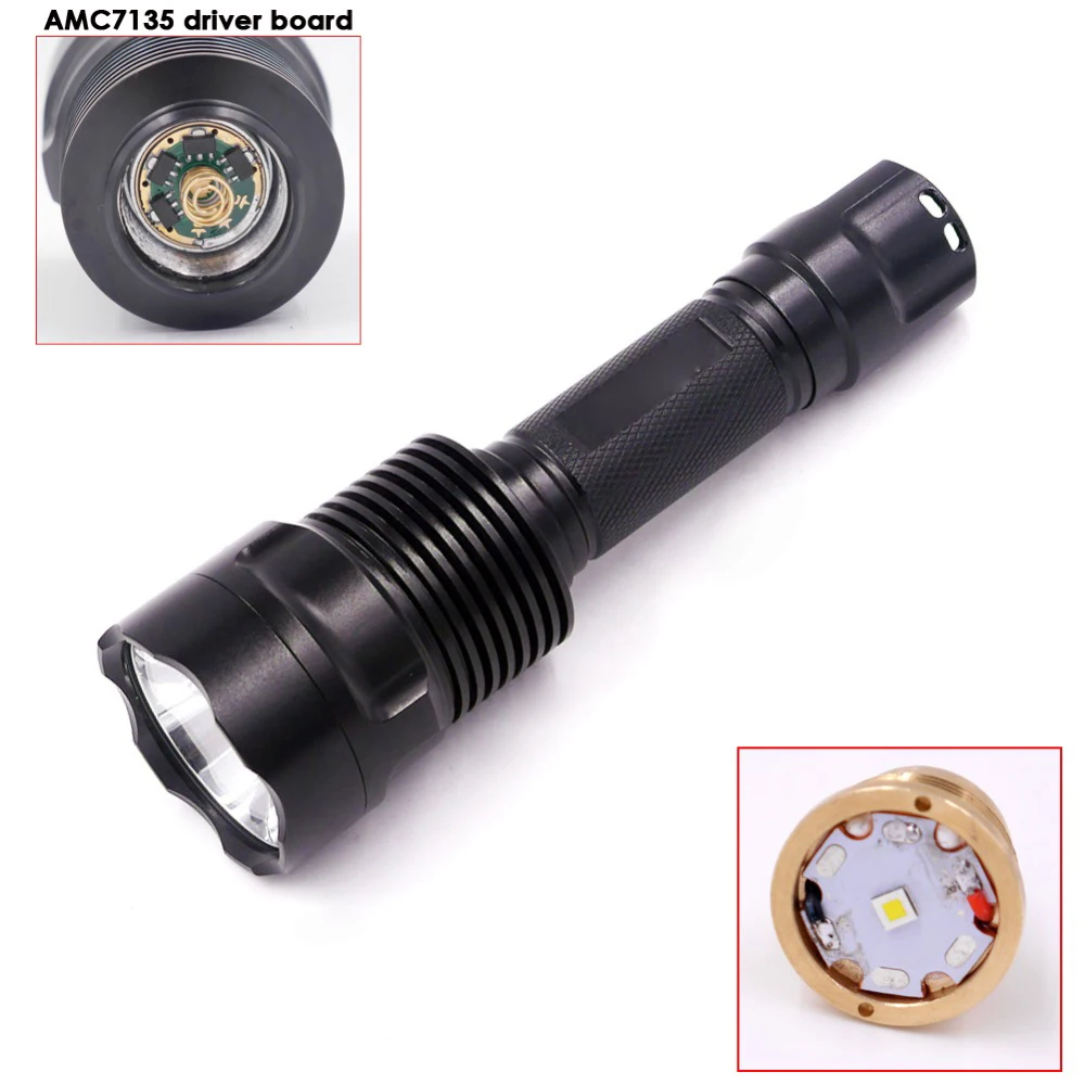 Cree XP-L HI V3 AMC7135 led flashlight torch lamp light for hunting hiking camping Manta Ray black C12 XP L high current
Cree XP-L HI V3 AMC7135 led flashlight torch lamp light for hunting hiking camping Manta Ray black C12 XP L high current