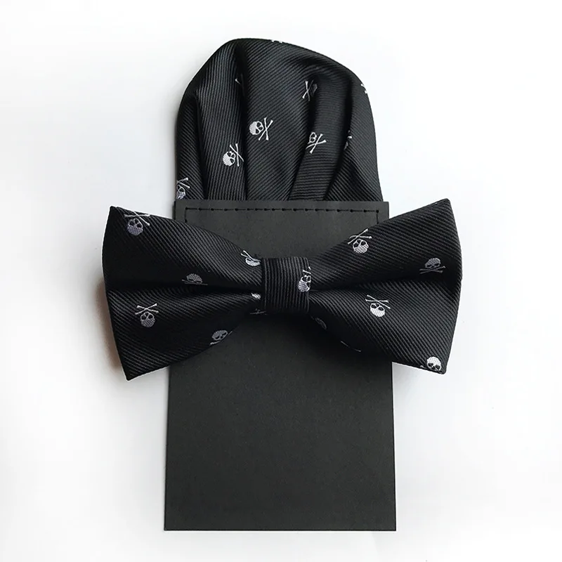 2018 New Arrival Skull Head Suit Bow Tie Handkerchief Set Halloween Tie Sack Pocket Towel Twist Set
2018 New Arrival Skull Head Suit Bow Tie Handkerchief Set Halloween Tie Sack Pocket Towel Twist Set