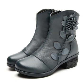 Nice Women Ankle Boots Genuine Leather Heels Autumn Winter Handmade Comfortable Women Ankle Boots Fur Snow Boots Shoes Woman
Nice Women Ankle Boots Genuine Leather Heels Autumn Winter Handmade Comfortable Women Ankle Boots Fur Snow Boots Shoes Woman