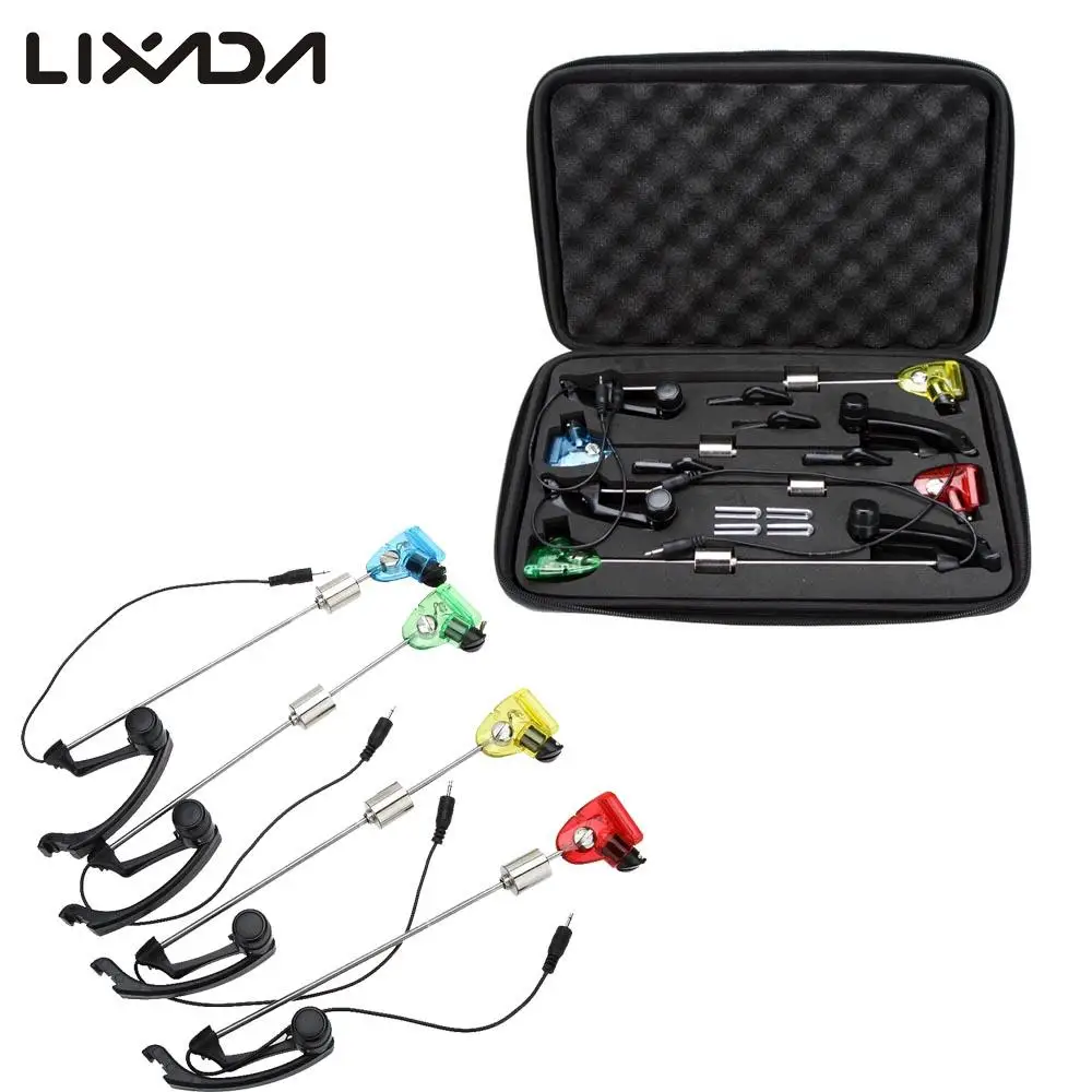 4Pcs/set LED Fishing Bite Alarm Alert Set Carp Fishing Swinger indicator Illuminated Adjustable Tone Volume Sensitivity swinger
4Pcs/set LED Fishing Bite Alarm Alert Set Carp Fishing Swinger indicator Illuminated Adjustable Tone Volume Sensitivity swinger