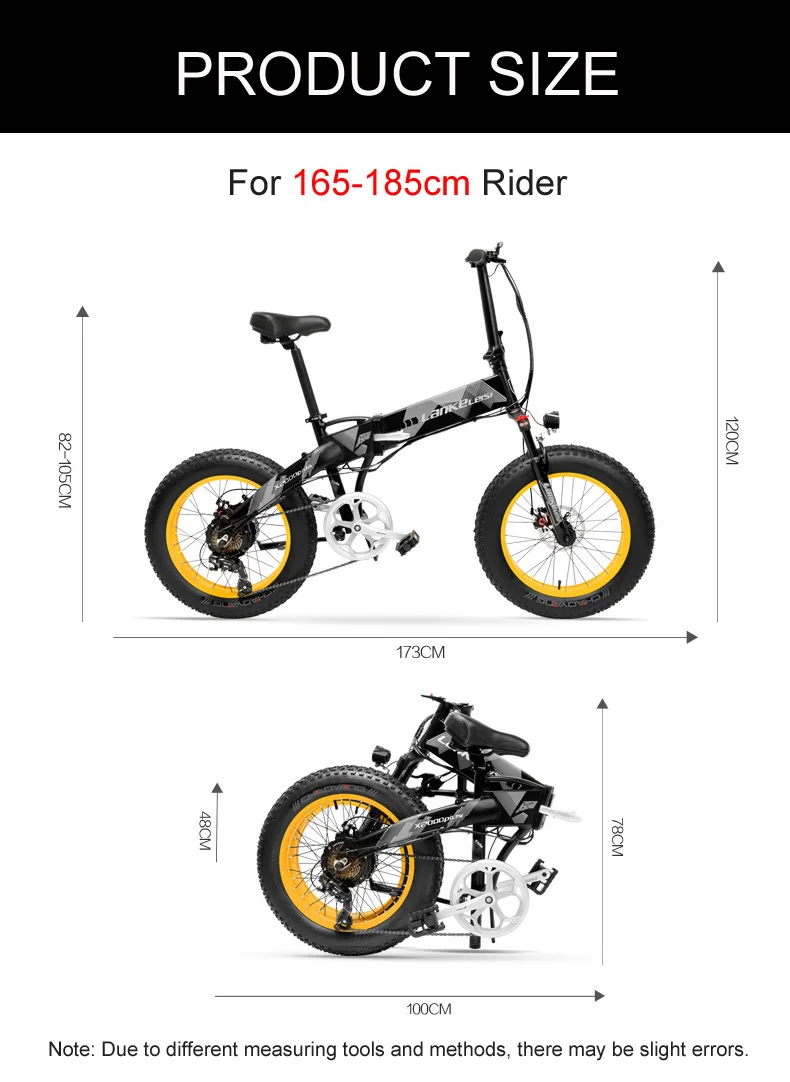 20 Inch Electrical Snow Bike Electrical Bicycle Two Wheel Brushless Motor 500W 48V Mountain Bike Folding Moveable Electrical Scooter HTB1cdjJbnHuK1RkSndVq6xVwpXas - 20 Inch Electrical Snow Bike Electrical Bicycle Two Wheel Brushless Motor 500W 48V Mountain Bike Folding Moveable Electrical Scooter