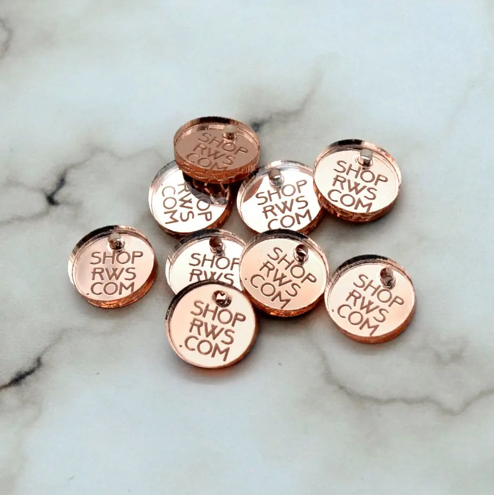 50pcs per Lot Custom Laser Round Shape Acrylic Crystal Mirror Tag, Personalized Rose Gold Acrylic Tag
50pcs per Lot Custom Laser Round Shape Acrylic Crystal Mirror Tag, Personalized Rose Gold Acrylic Tag